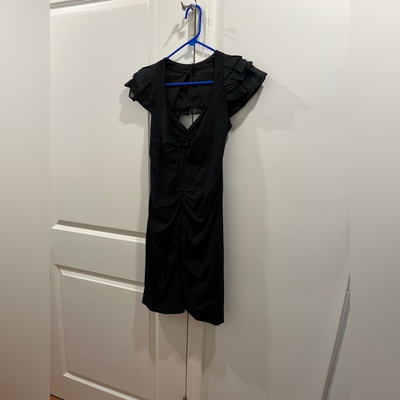 Nicole Miller black cocktail dress - Picture 3 of 5